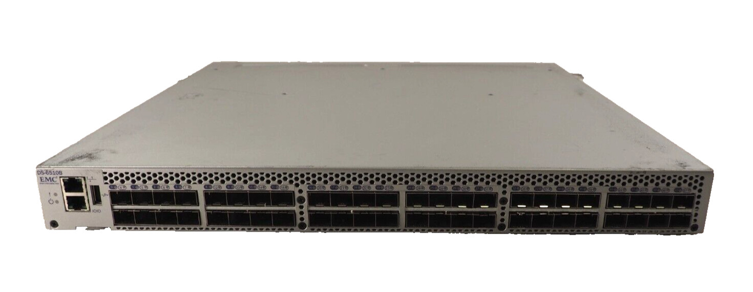 EMC DS-6510B EM-6510-24-8G-R Fibre Channel FC Switch 36/48 Port 100-652-595