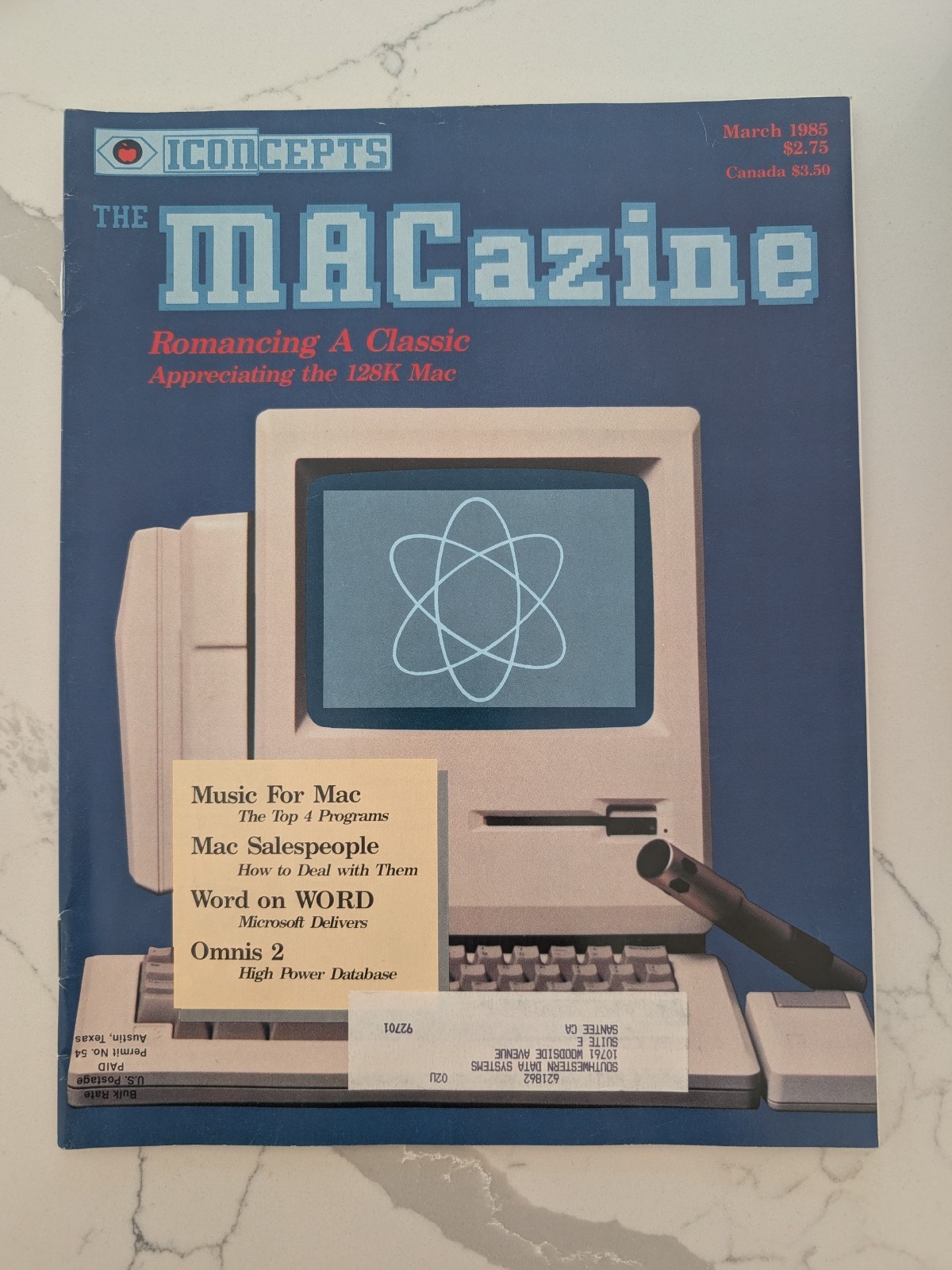 Vintage The MACazine (ICONCEPTS) Macintosh Magazine March 1985 Issue - Rare 