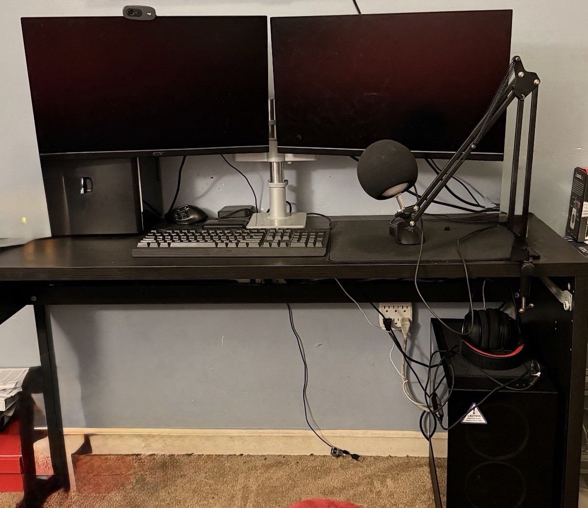 Complete Gaming & Streaming Setup Custom PC + Dual 165Hz Monitors