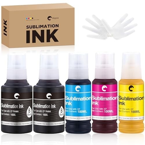 580ML Sublimation Ink for Supertank Inkjet Printer ET-2400 ET-2720 ET-2760 ET...