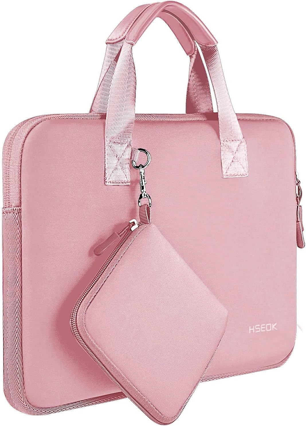 15-15.4 inch Elastic Laptop Sleeve with Small Case, Neoprene Carrying Bag for Ma