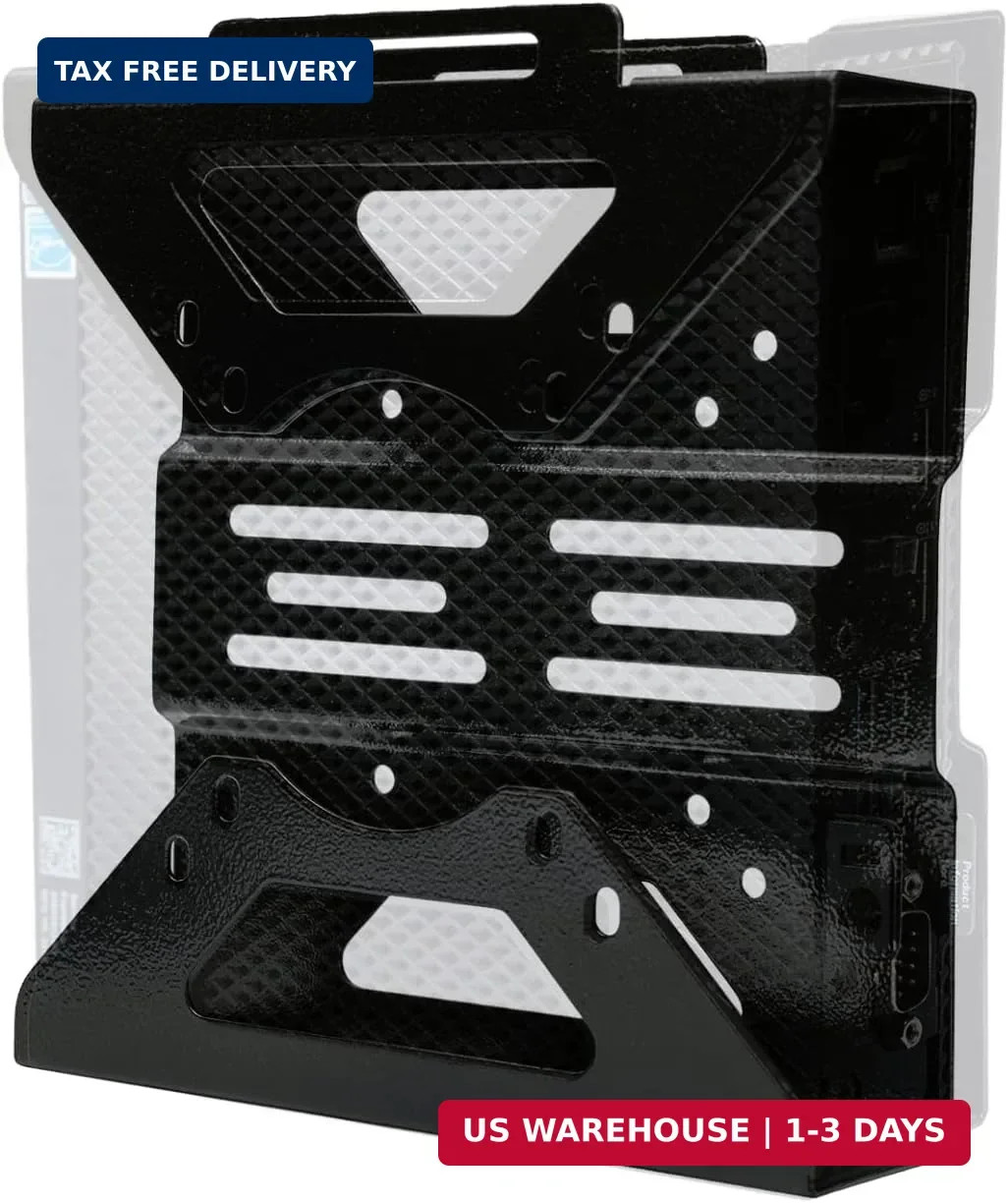 Metal Mini PC Mount Compatible with Dell OptiPlex Micro Form Factor - VESA Wall