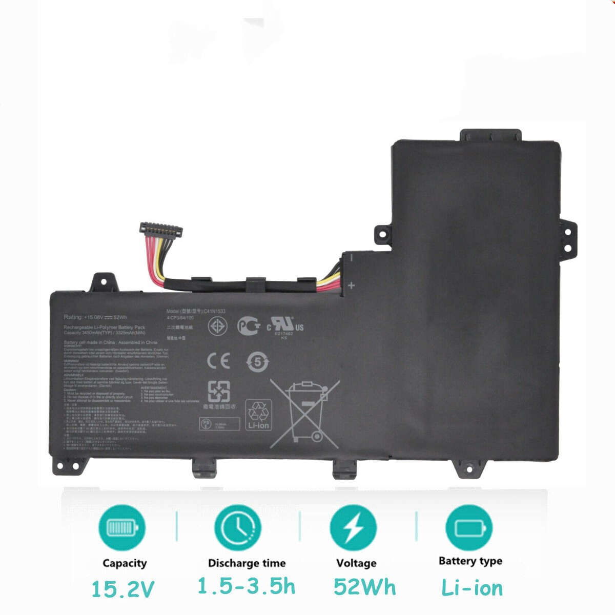 Original C41N1533 0B200-02010300 Battery For Asus Zenbook Q524U Q534UX UX560UQ