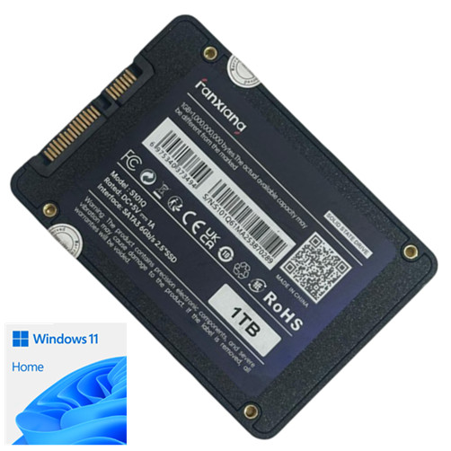 1TB Fanxiang S101Q SATA 2.5" SSD w\ Windows 11 Home for Dell HP IBM Lenovo ASUS