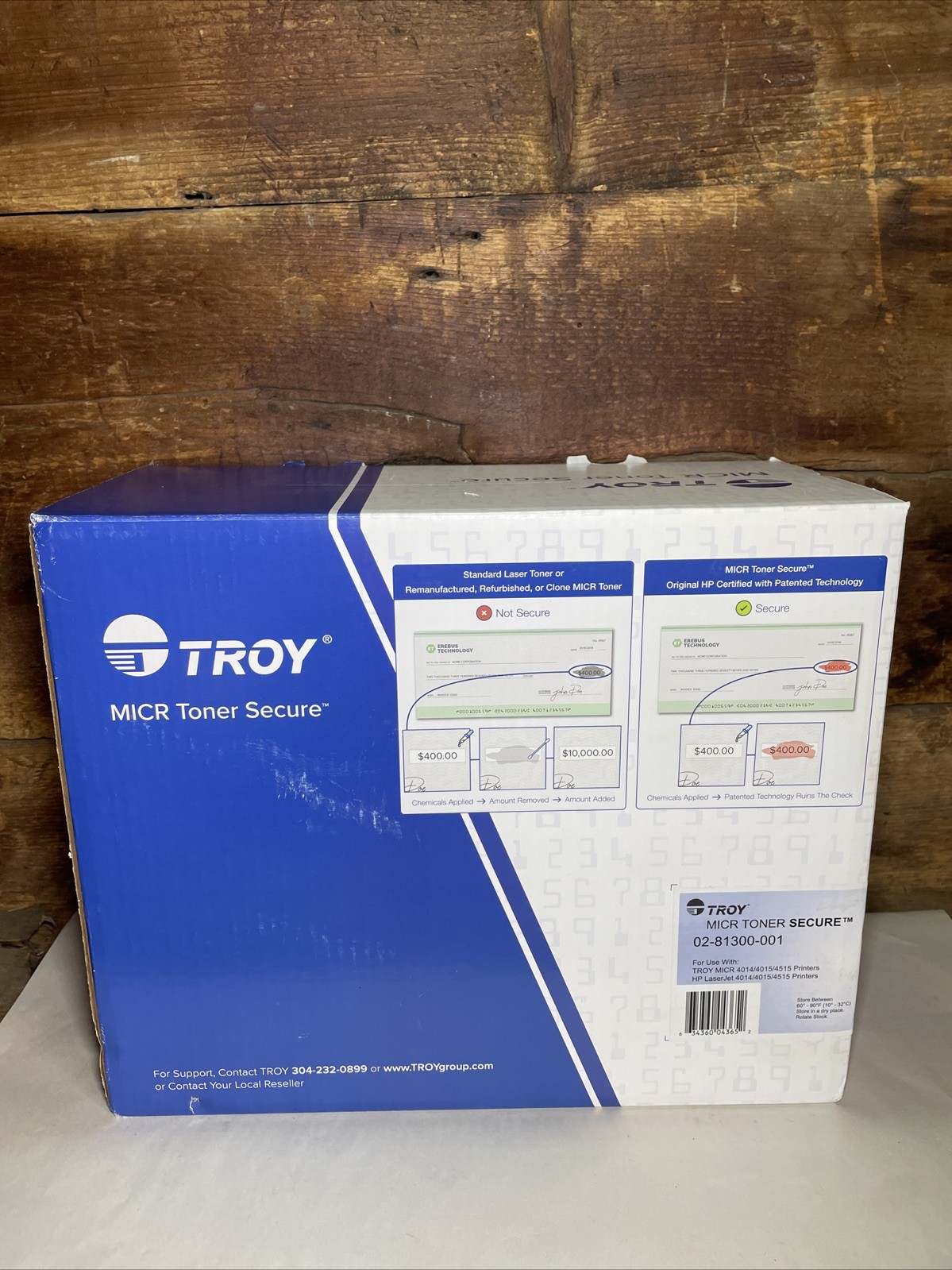 Troy Toner Secure MICR Standard Yield Toner Cartridge 02-81300-001 LaserJet 4014