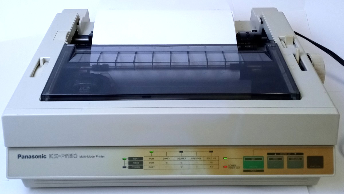 Panasonic KX-P1180 Multi-Mode Printer Dot Matrix