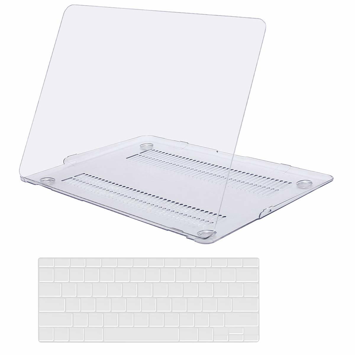 Clear Hard Shell Case for 2012-2024 Macbook Air Pro 16 15 13.6 13 12 11