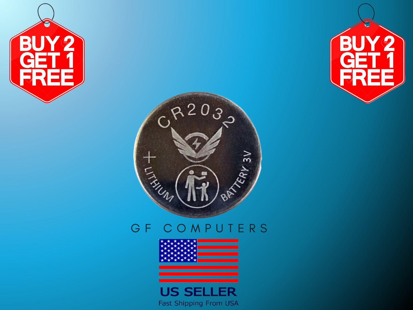 CR2032 Lithium 3V Coin Batteries For LED Candles