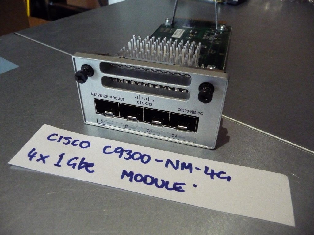 AU SELLER CISCO C9300-NM-4G 4 x 1G SFP Network Expansion Module - TESTED
