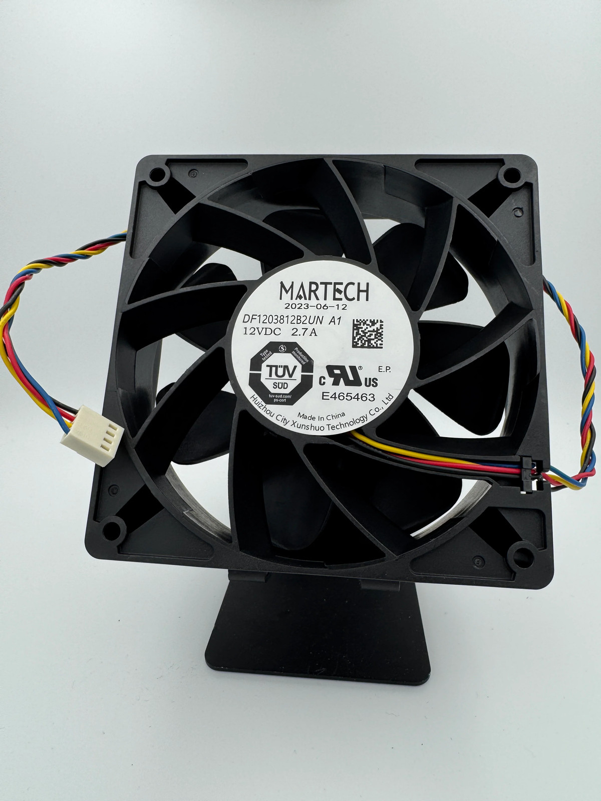 Original New Martech 4Pin 12V 2.7A 120mm Cooling Fan For Antminer S21 L7 S19