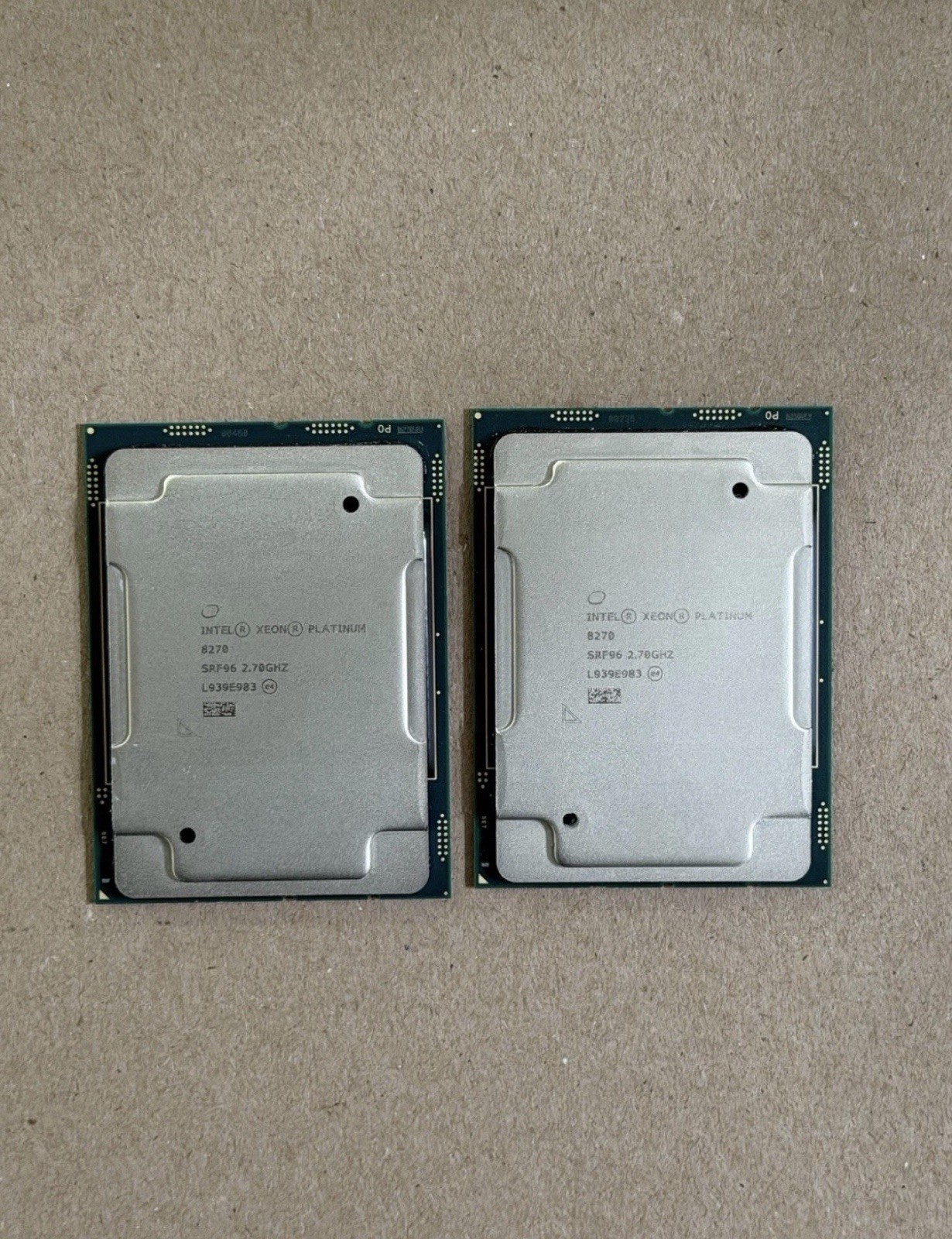 2x Intel Xeon Platinum 8270 2.70GHz 26-Core 35.75MB LGA3647 SRF96 Server CPU