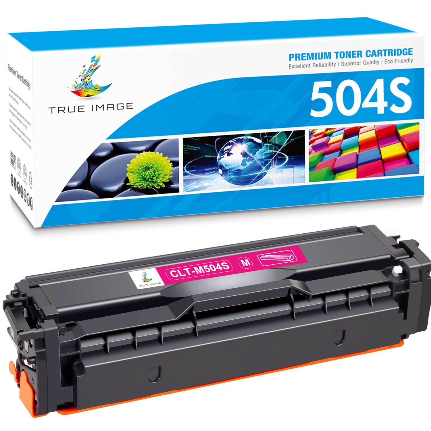1PK CLT-M504S M504S Magenta Toner Cartridge Fits Samsung CLX-4195FW 4170 CLP-475