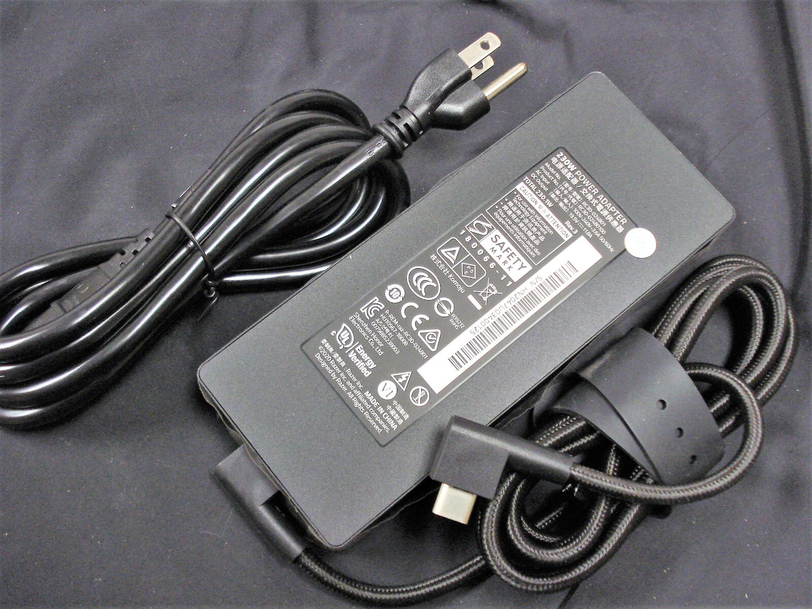 NEW 230W 19.5V 11.8A for Razer Blade 14" 15" 17” GeForce RTX RC30-024801 Charger