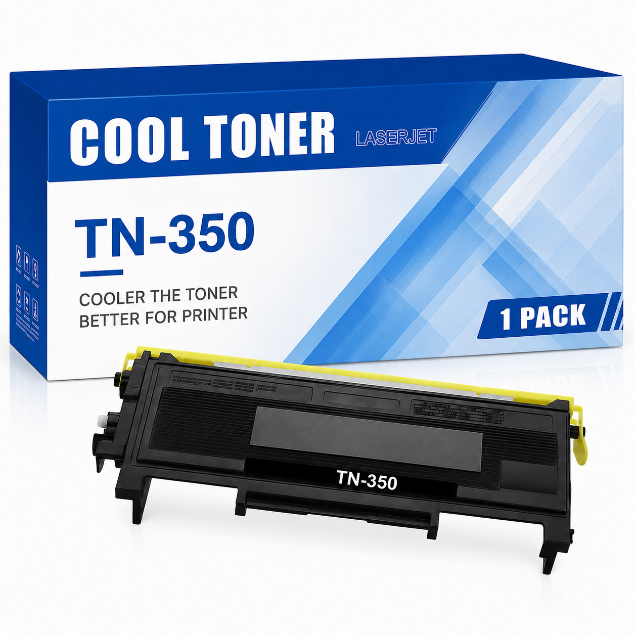 TN350 BLACK 1-PK Toner Compatible With TN-350 HL-2040 DCP-7020 MFC-7420