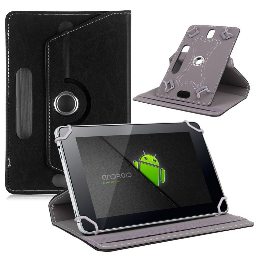Black Folio Faux Leather Box Case Cover For Android G PAD TAB Tablet PC 7" w/PEN