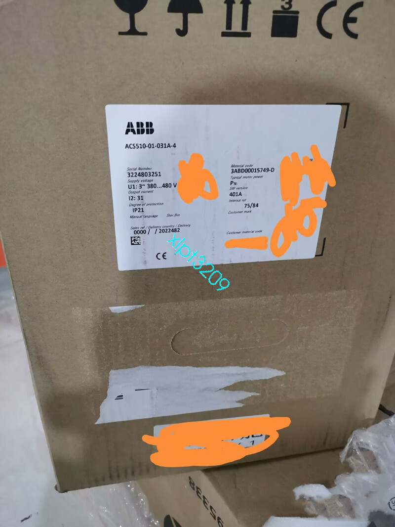 1pc new abb Inverter ACS510-01-031A-4 3P AC380V~480V 15KW  DHLorFedEX