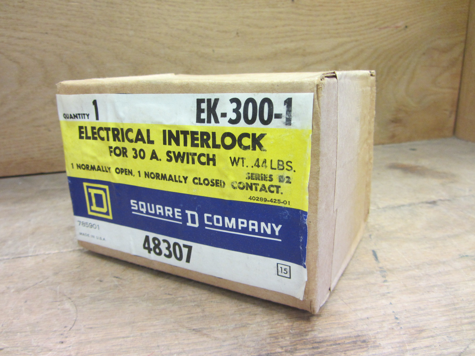 Square D 48307 Electrical Interlock For 30 Amp Switch NOS *Lot of 4 CSQ