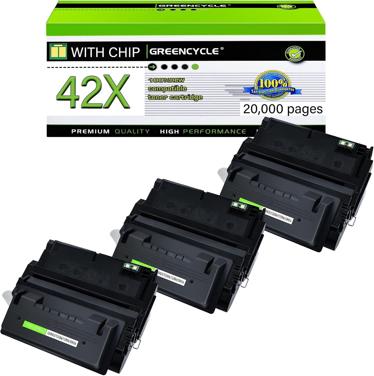 Triple Pack Q5942X Toner HP LaserJet 4250n 4350n 4250dtn
