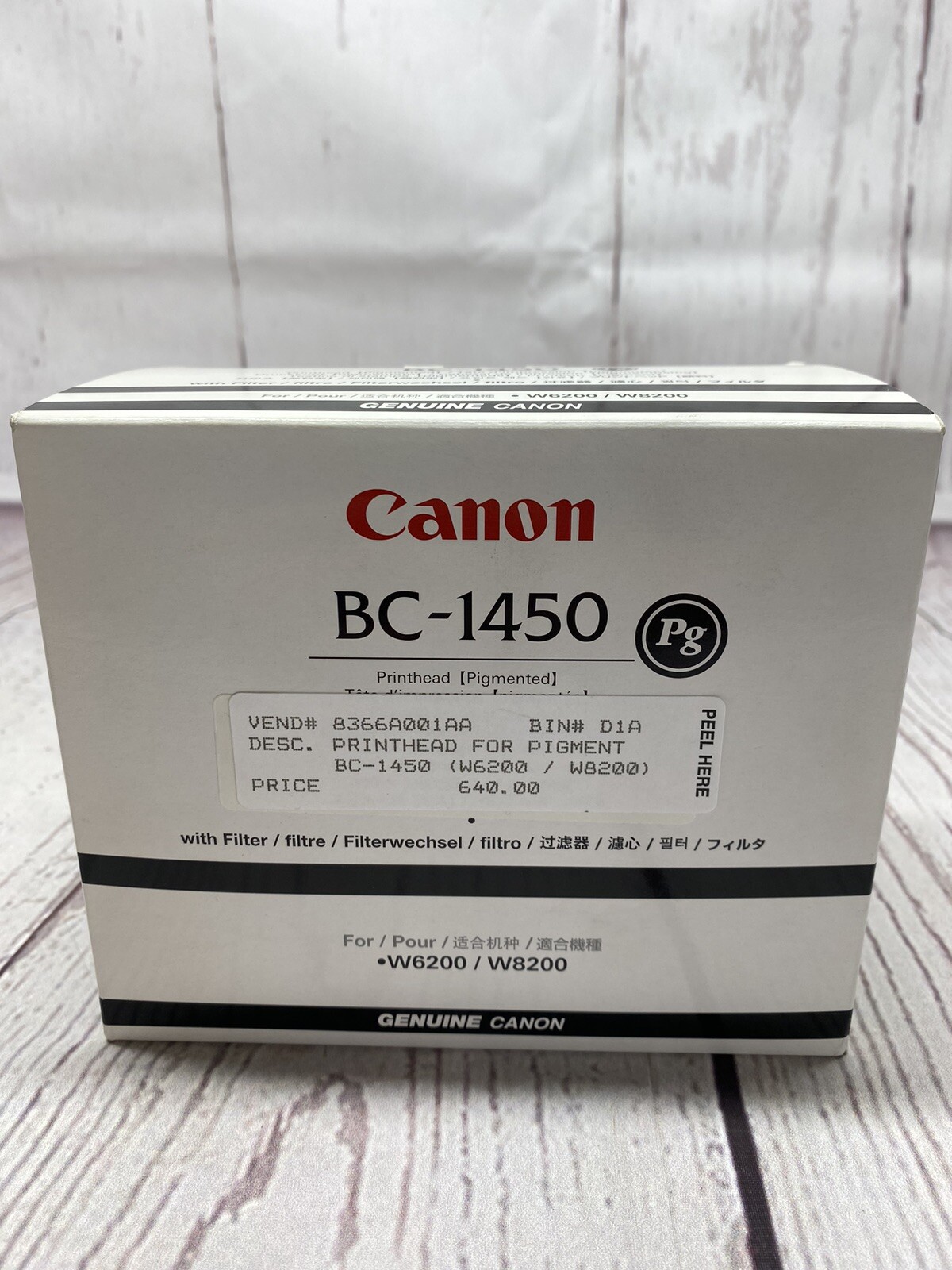 Original Print Head Canon BC-1450 W6200 W8200 P Pg / 8366A001 Printhead