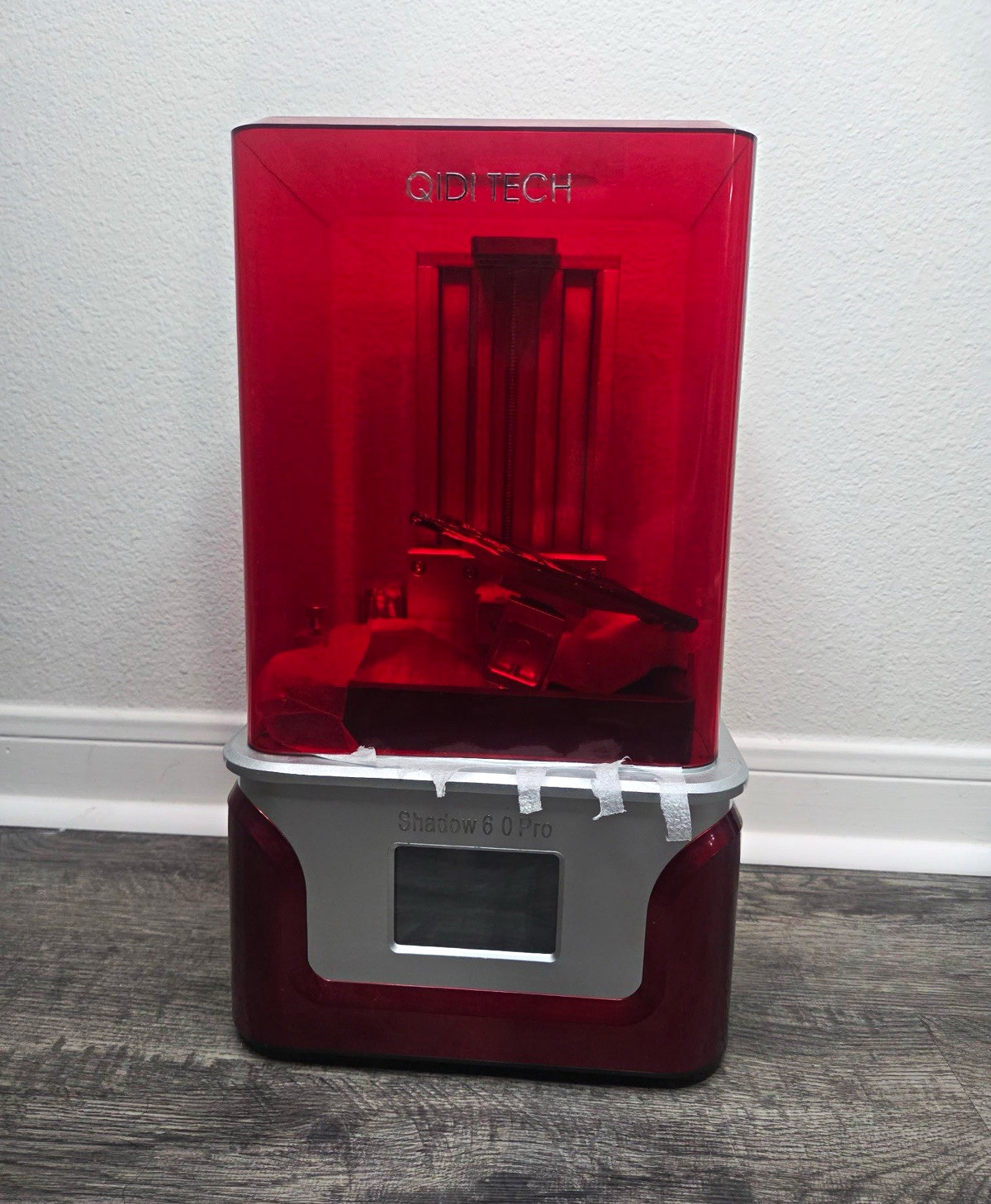 QIDI TECH Shadow 6.0 Pro Resin 3D Printer w/ Red UV Cover & Build Platform