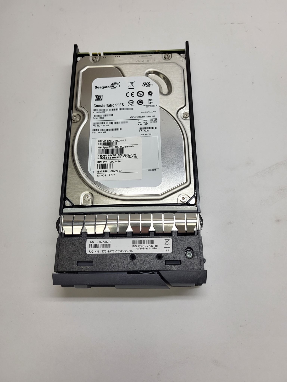 NETAPP SP-302A-R5 1TB 7200RPM 3.5 SATA 6GB/S 64MB CACHE