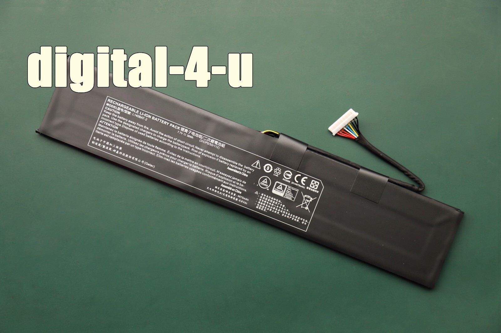 Genuine L140BAT-2 Battery Gigabyte RC14 U4 Thunderobot 911 MixBook Air System 76