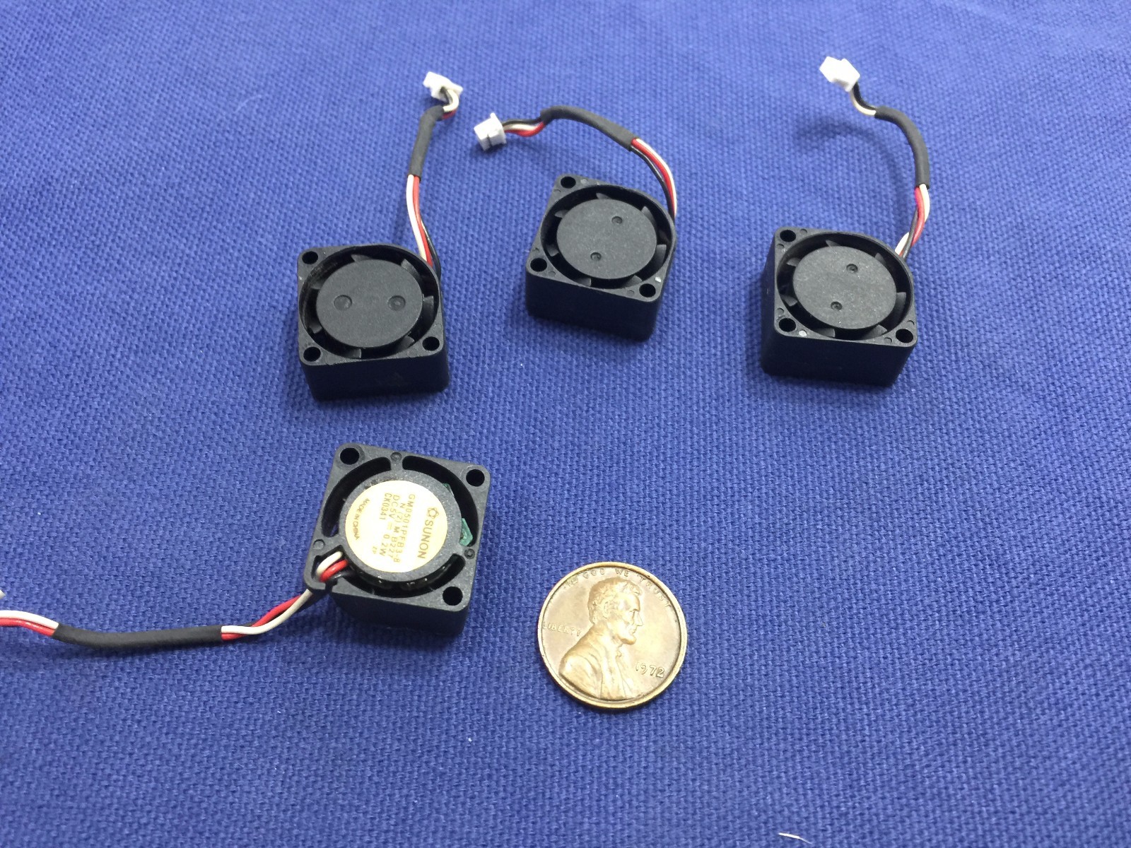 4 Pieces Sunon KD0501PFB3-8 5V 2010 20x20x10mm cooling fan small mini mico c12