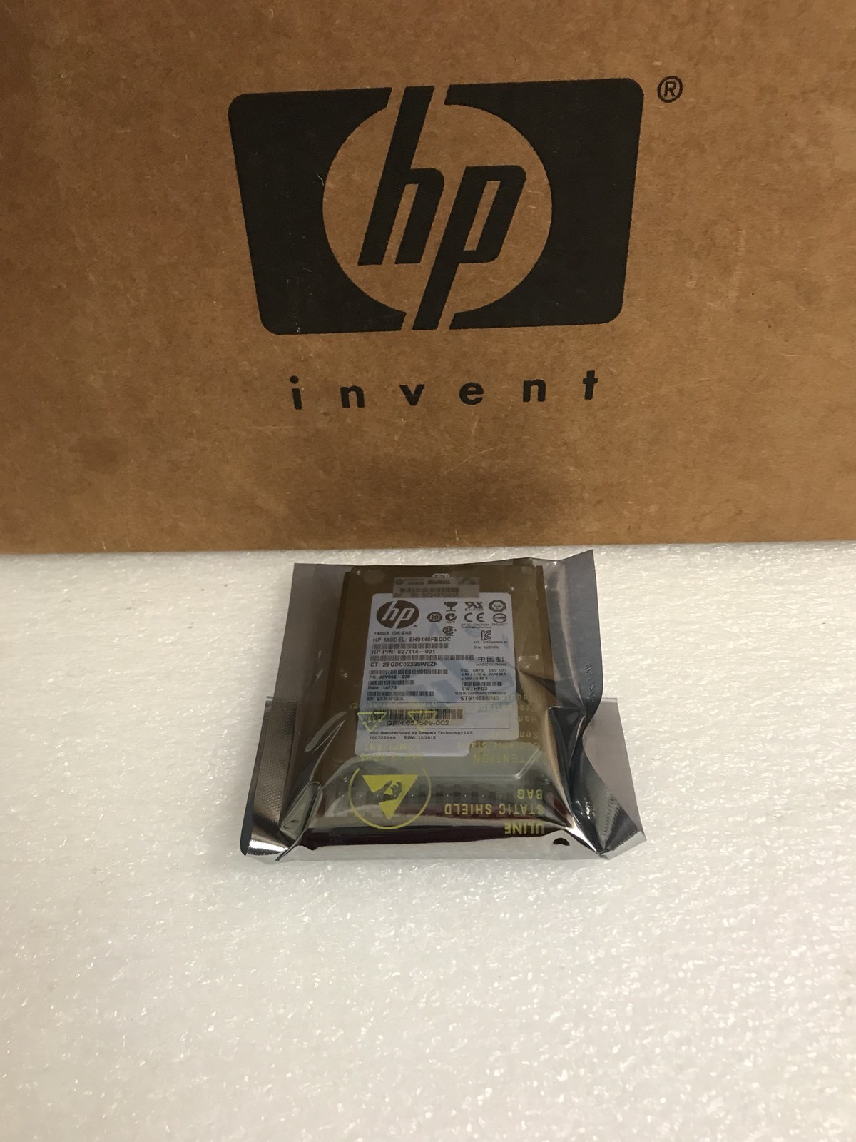 HP 652564-B21 653955-001 300GB 10K 2.5" 6G DP SAS SC HARD DRIVE G8/G9 