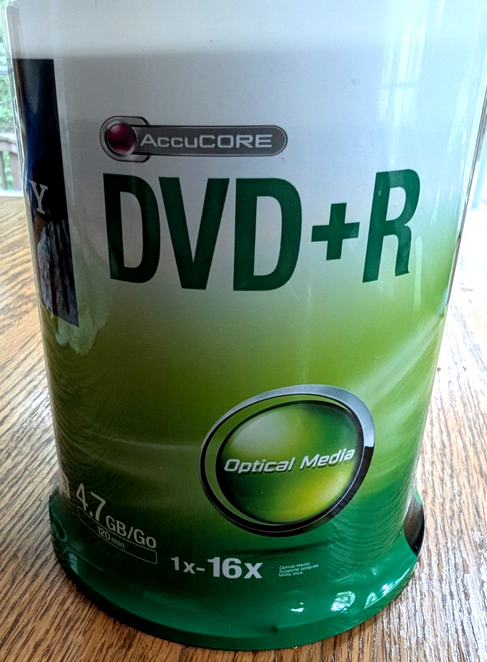 SONY DVD+R Blank Optical Media Disc 4.7GB 100 Pack with Spindle Genuine OEM