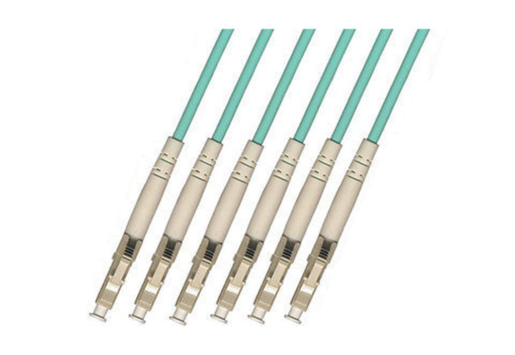 75M INDOOR ARMORED LC-LC 6 STRAND OM3 50/125 MULTIMODE FIBER OPTIC CABLE