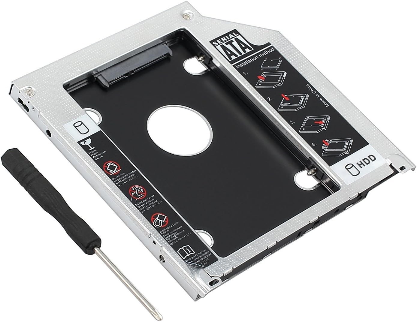 2nd 9.5m HD SSD Hard Drive Caddy Tray for MacBook Pro 13 15 17 A1278 A1286 A1297