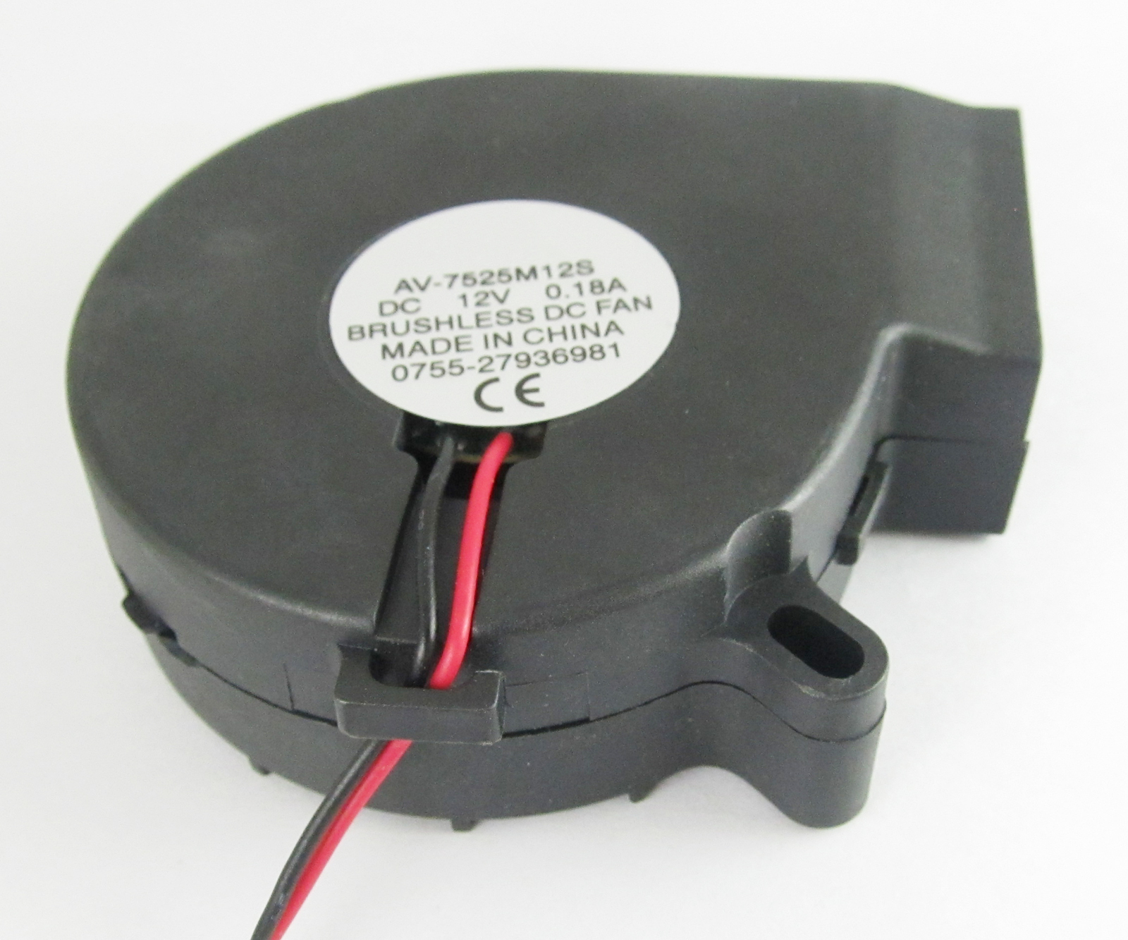 20pcs Brushless DC Cooling Blower Fan 75mm 7525 75x75x25mm 5V 12V 24V 2pin/2wire