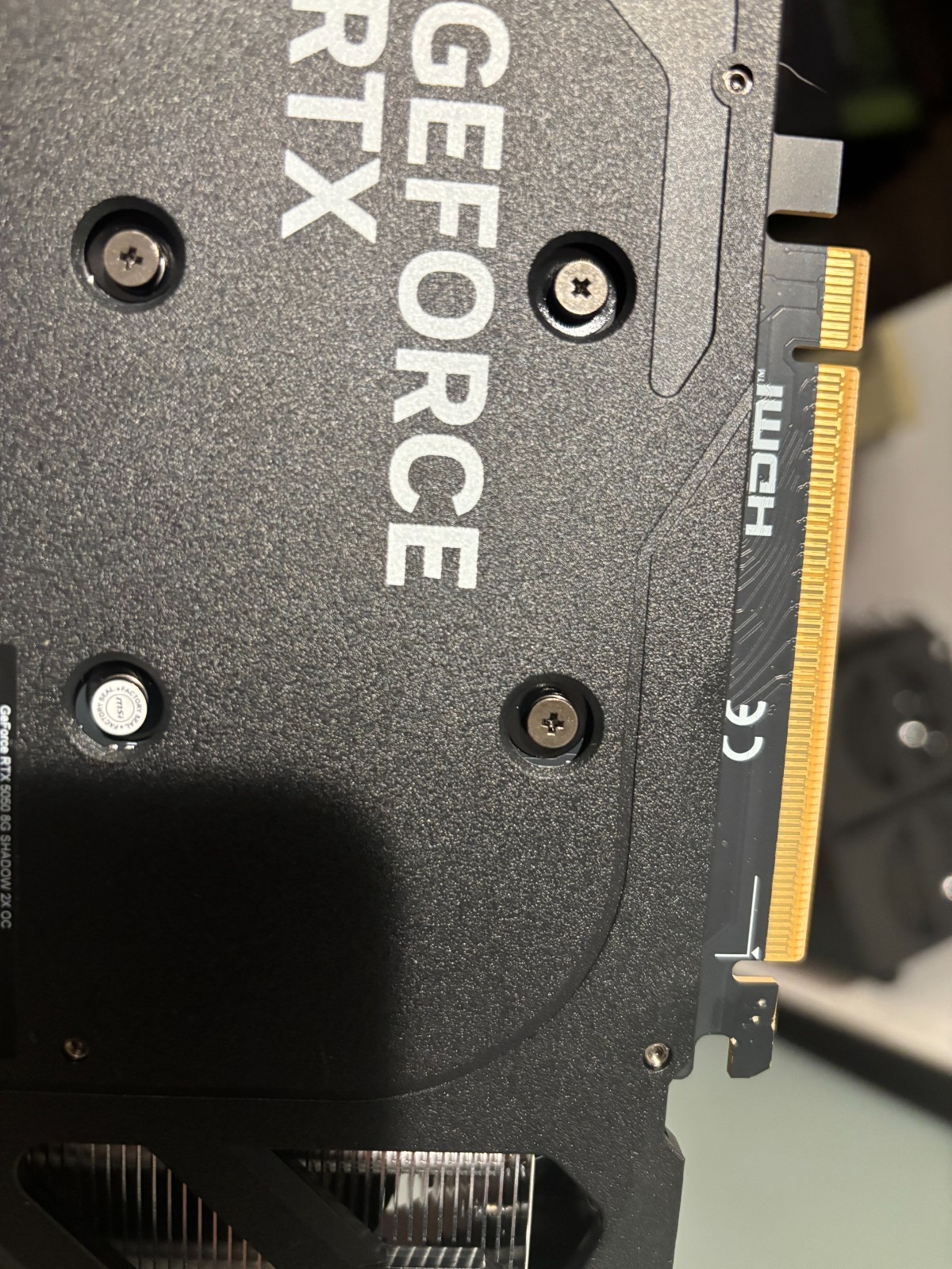 MSI GeForce RTX™ 5060 Ti 16GB SHADOW 2X OC PLUS GPU, Used for 3.5 months