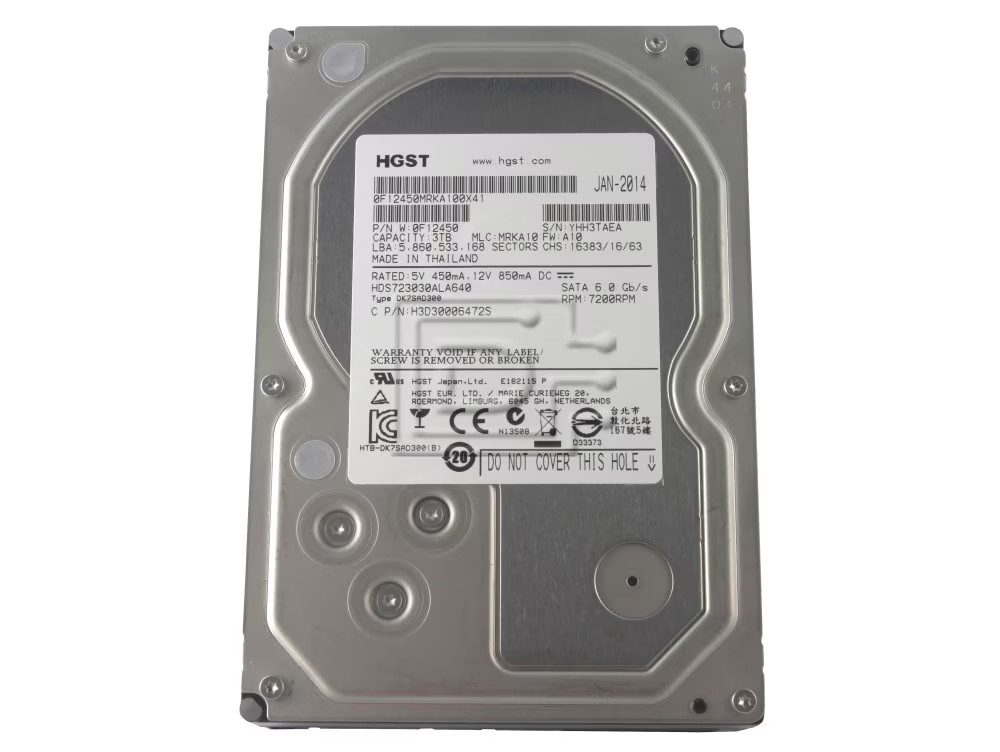 Hitachi Deskstar 7K3000 0F12450 SATA Hard Drive