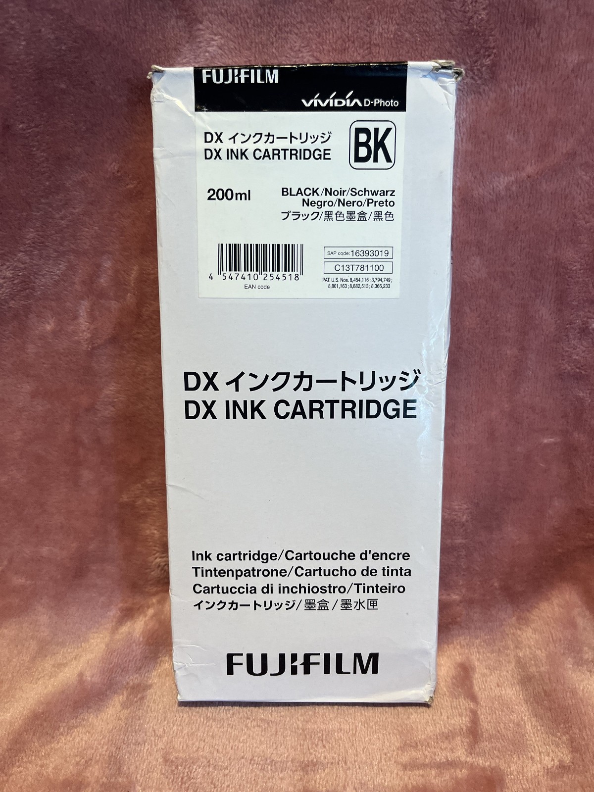 Fujifilm DX Ink Cartridge Black 16393019 Vividia D-Photo Date: March 2025