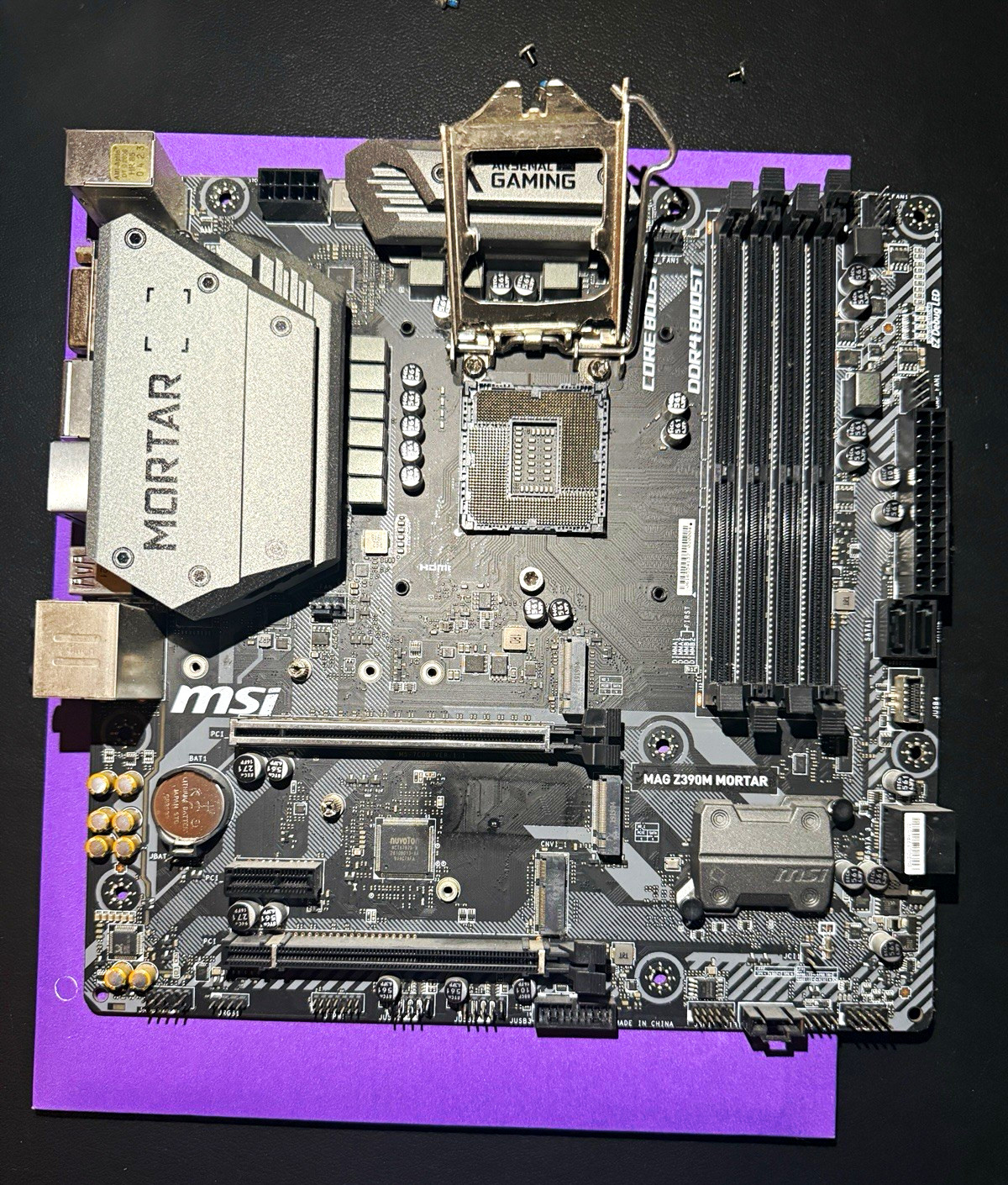 MSI MAG Z390M MORTAR MicroATX LGA1151 Intel DDR4 Gaming Motherboard