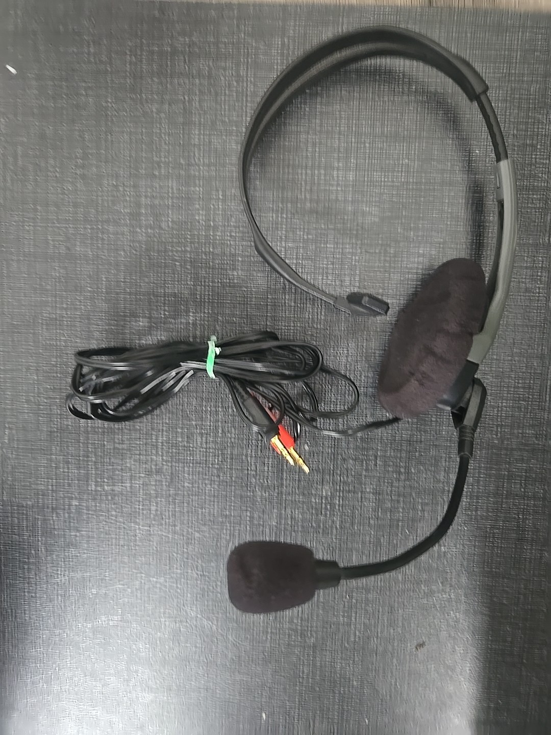 Labtec C-316 Black Headset w/ Boom Microphone PC Voice Access