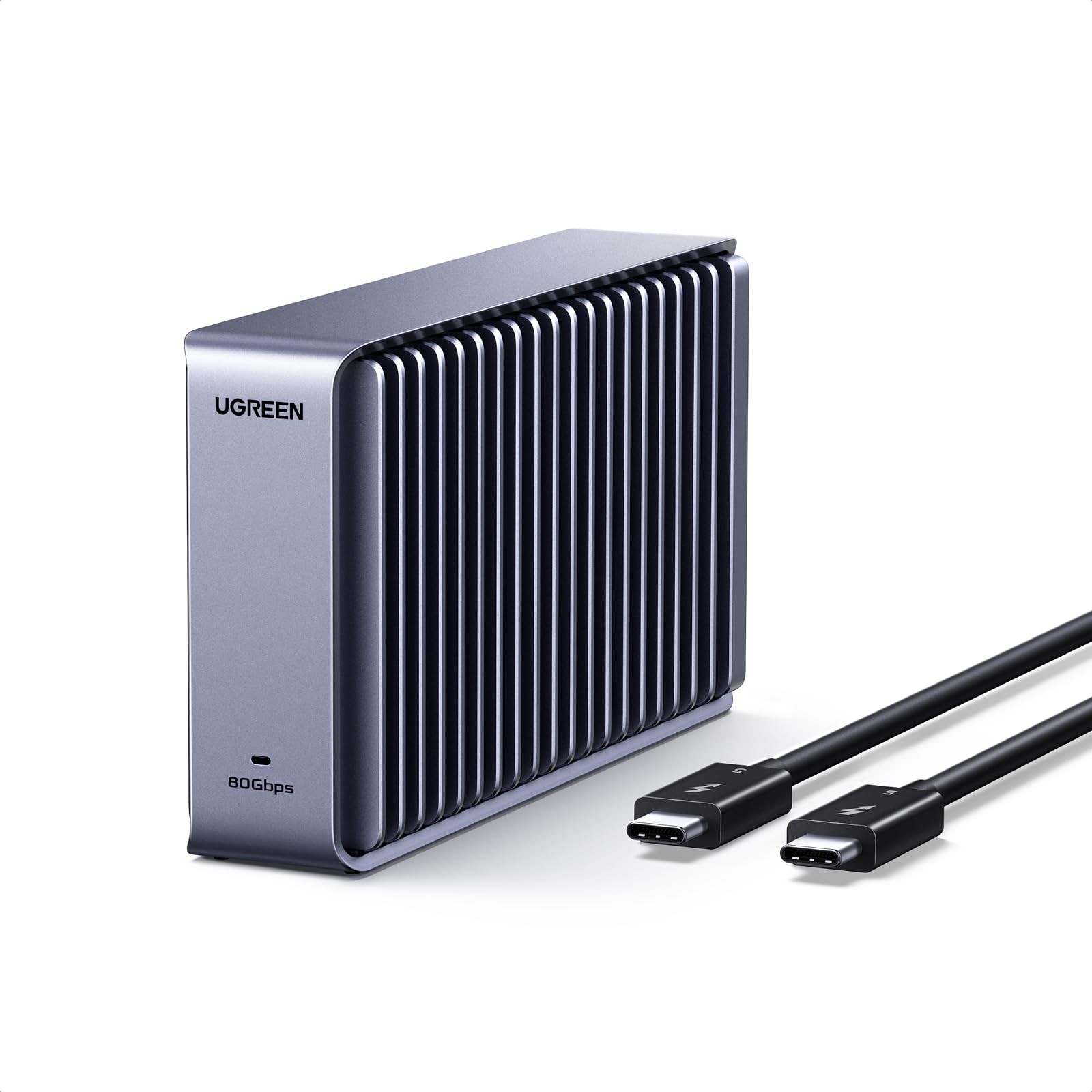 UGREEN 80Gbps M.2 NVMe SSD Enclosure(SSD Not Included)