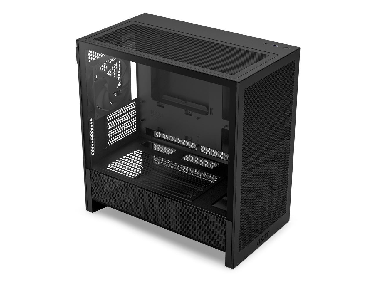 NZXT H3 Flow Micro-ATX Airflow Case (cc-h31fb-01) (cch31fb01)