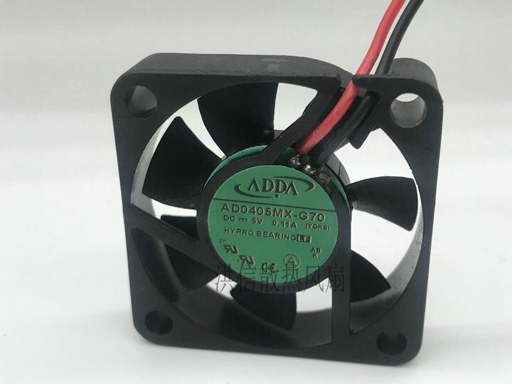 ADDA AD0405MX-G70 DC5V 0.11A 40*40*10MM 4CM  Cooling Fan