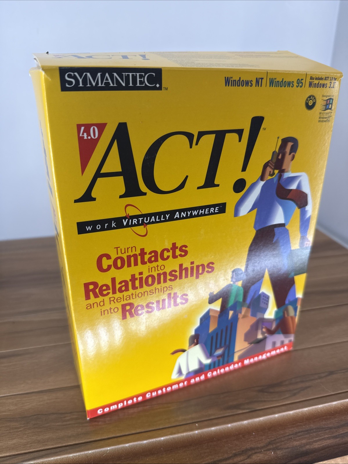 Symantec ACT 4.0 (Vintage, CD-ROM) with Box and Extras