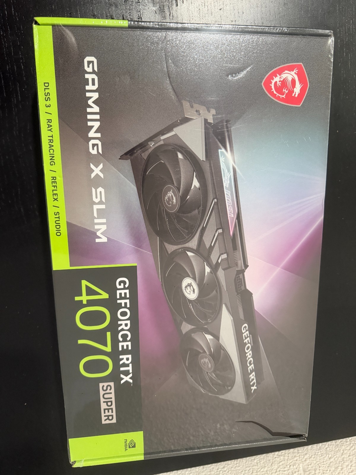 MSI GeForce RTX 4070 SUPER Gaming X Slim 12GB GDDR6X Graphics Card