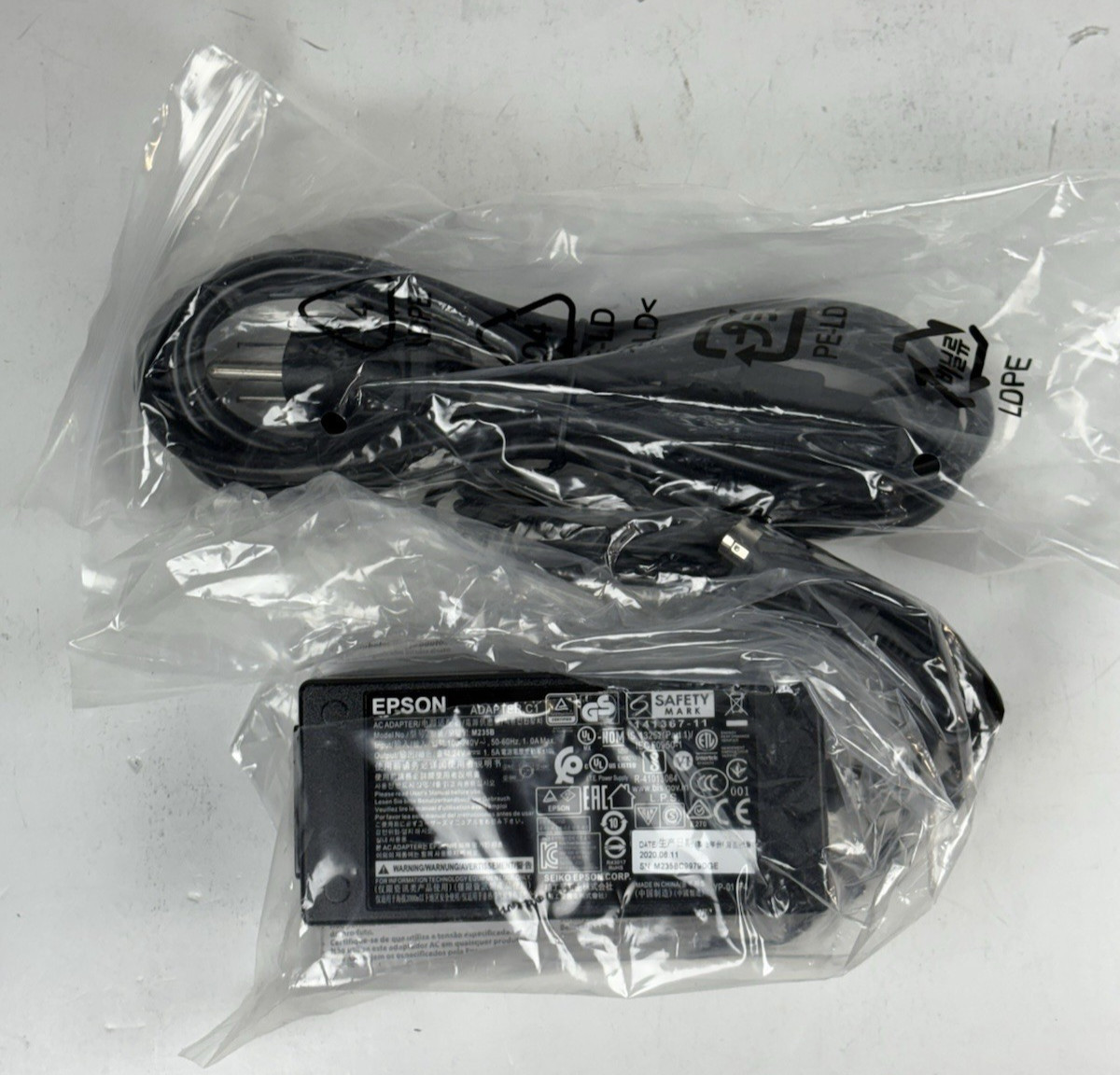 GENUINE/OEM EPSON M235A/M235B/DA-36E24/M159A 24VDC/1.5A AC Power Supply Adapter