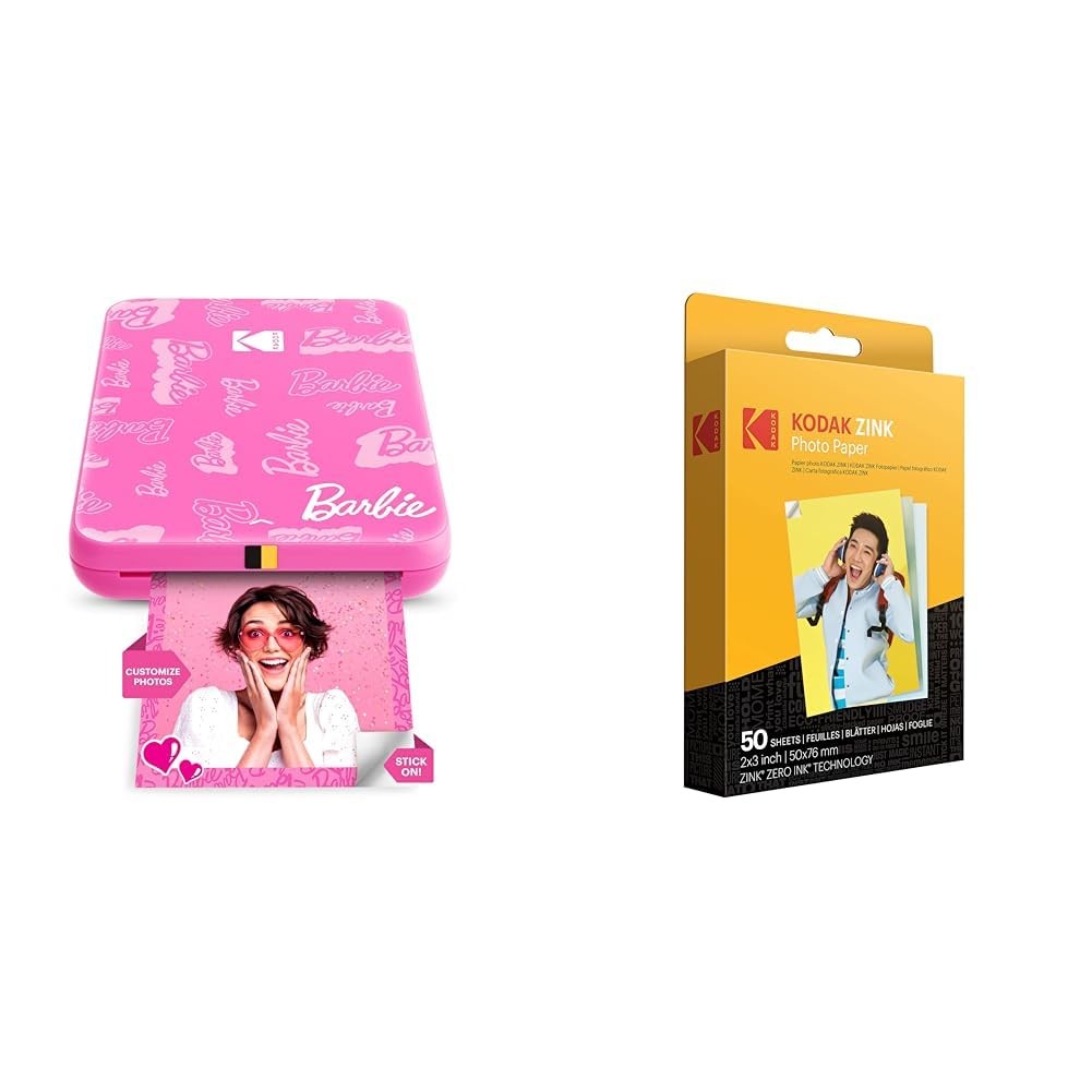 KODAK Barbie x Step Slim Wireless Instant Portable Photo Signature