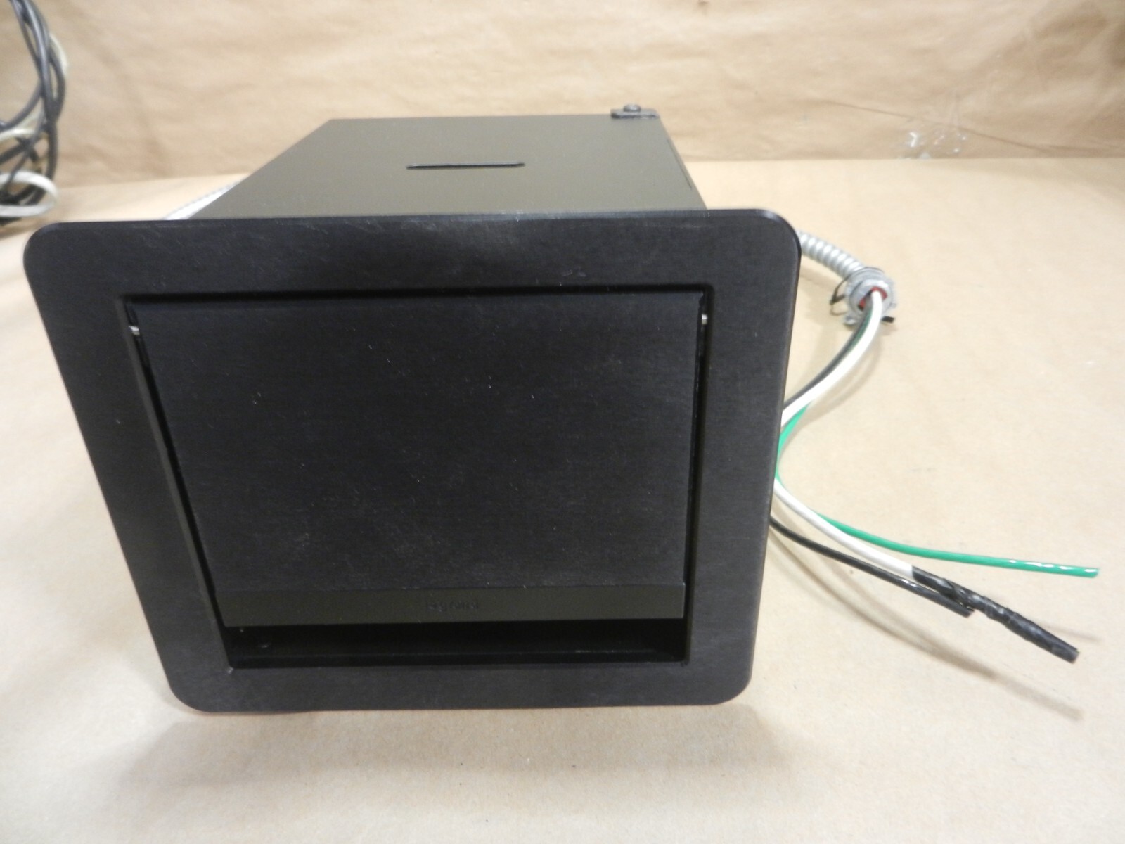 Legrand Wiremold InteGreat Series A/V Table Box Black TB672APBK