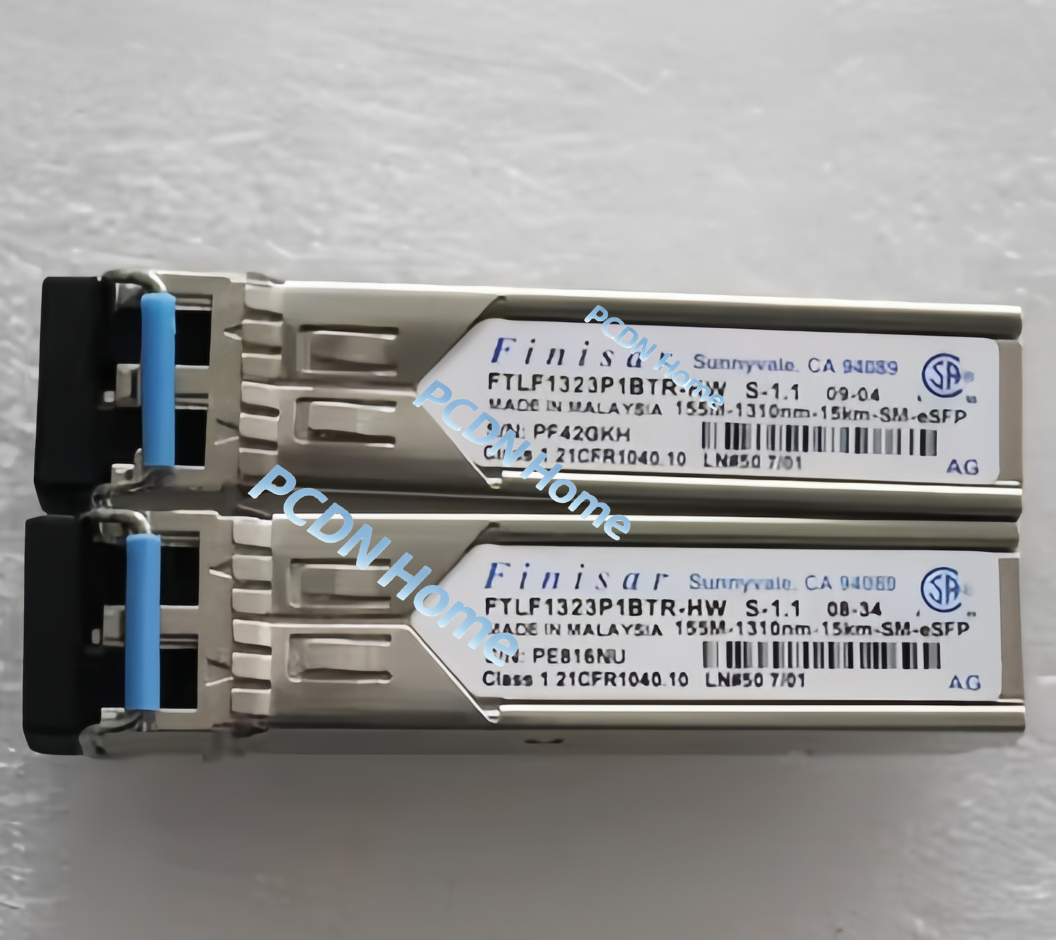 1Pcs Finisar FTLF1323P1BTR-HW 155M 15km Single-Mode SFP Transceiver-