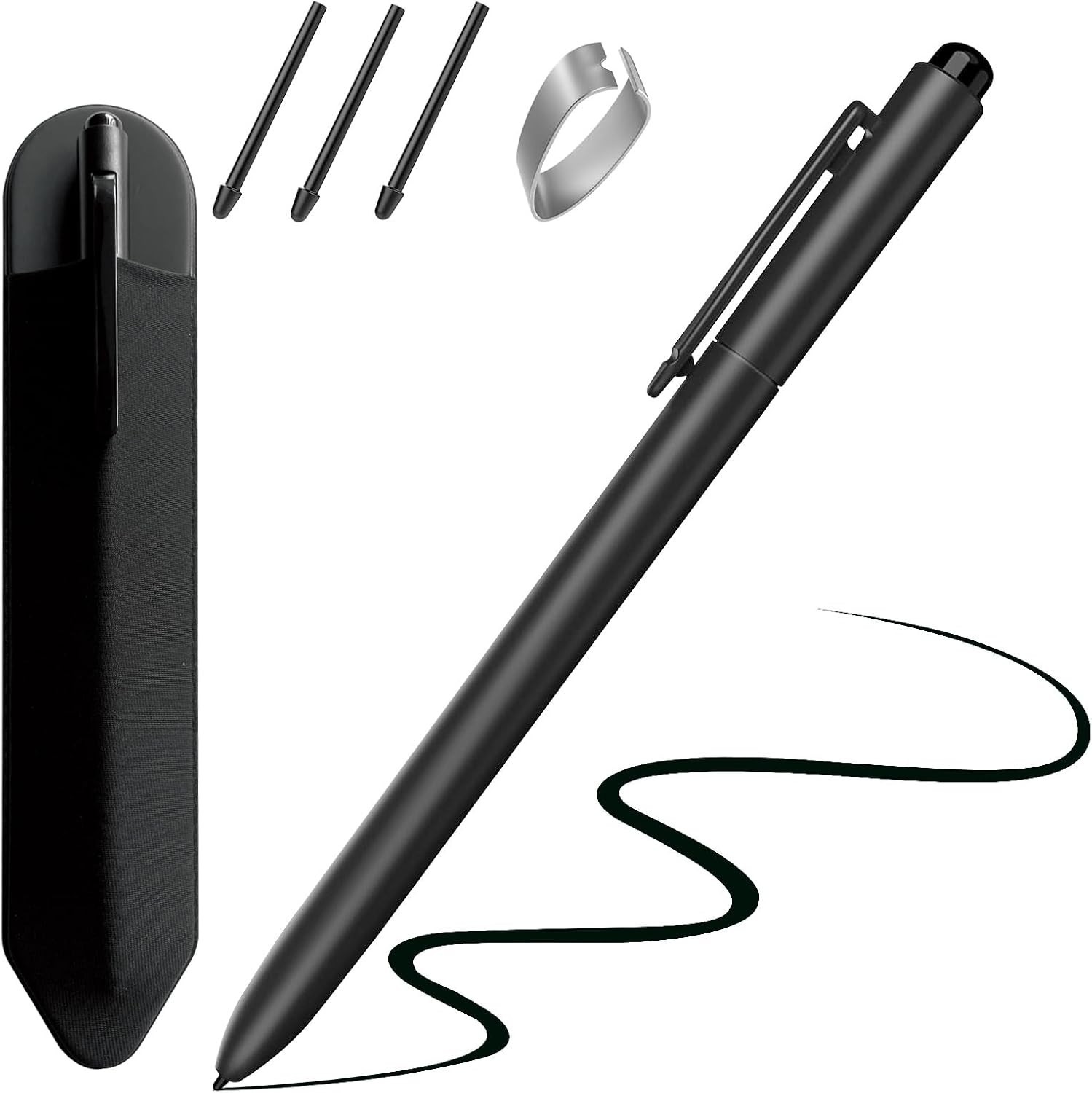 Jvkzaen EMR Stylus for reMarkable 2 4096 Pressure Levels Eraser 3 Tips