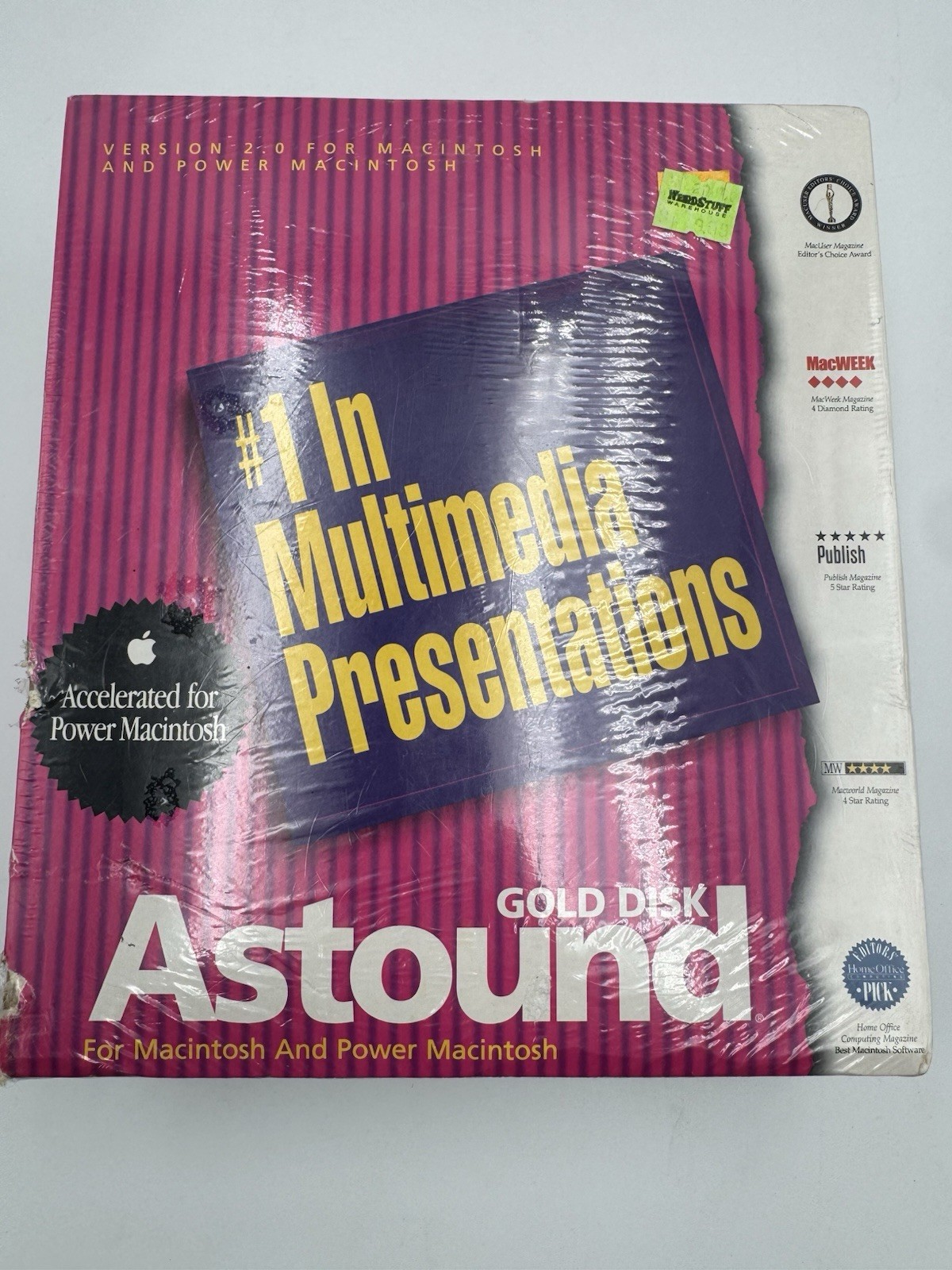 Vintage Gold Disk ASTOUND v 2.0 (1995) MULTIMEDIA For Power Macintosh & Mac