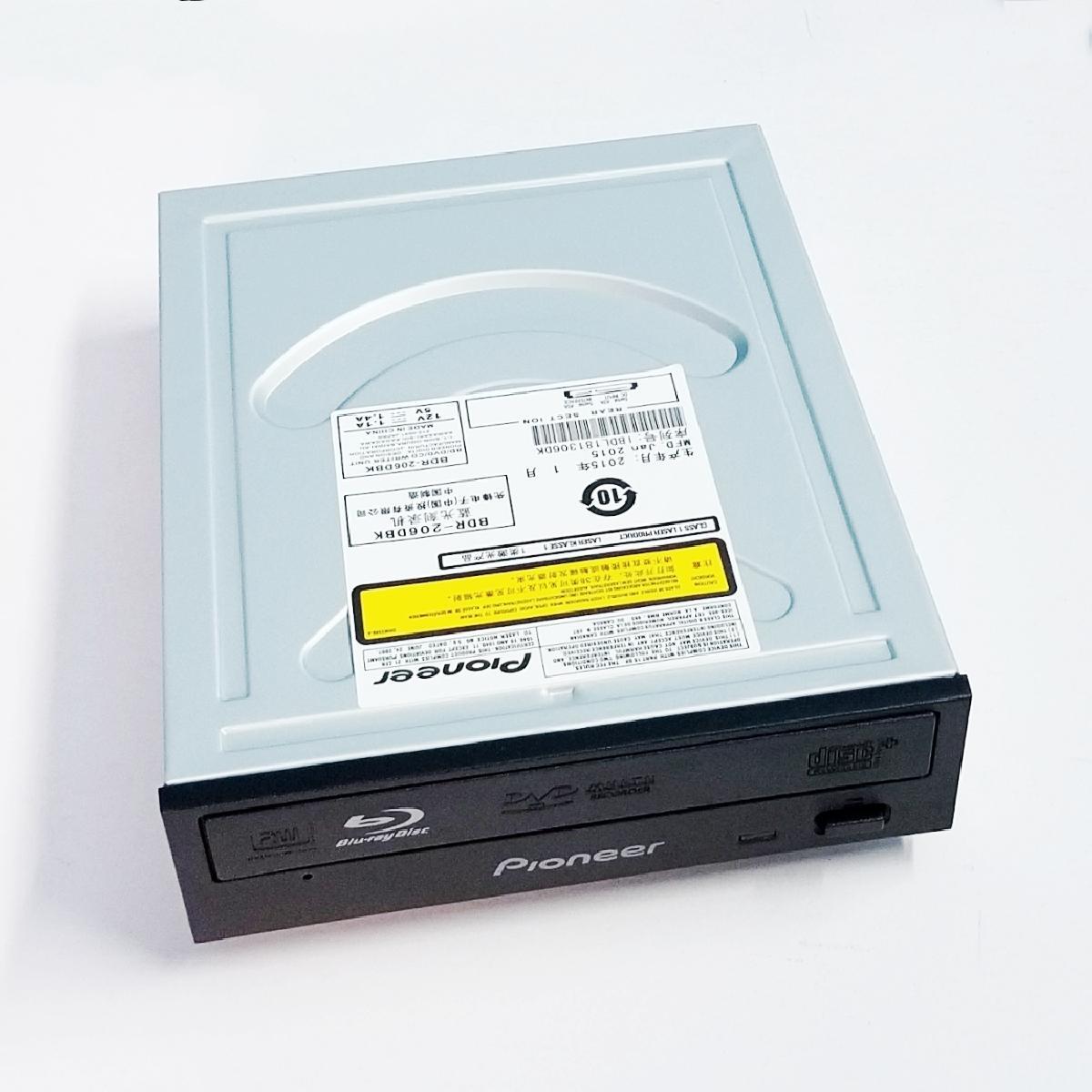 Pioneer BDR-205DBK 12X Blu-ray BD-R SATA BD DVD CD Drive Burner 3D Player