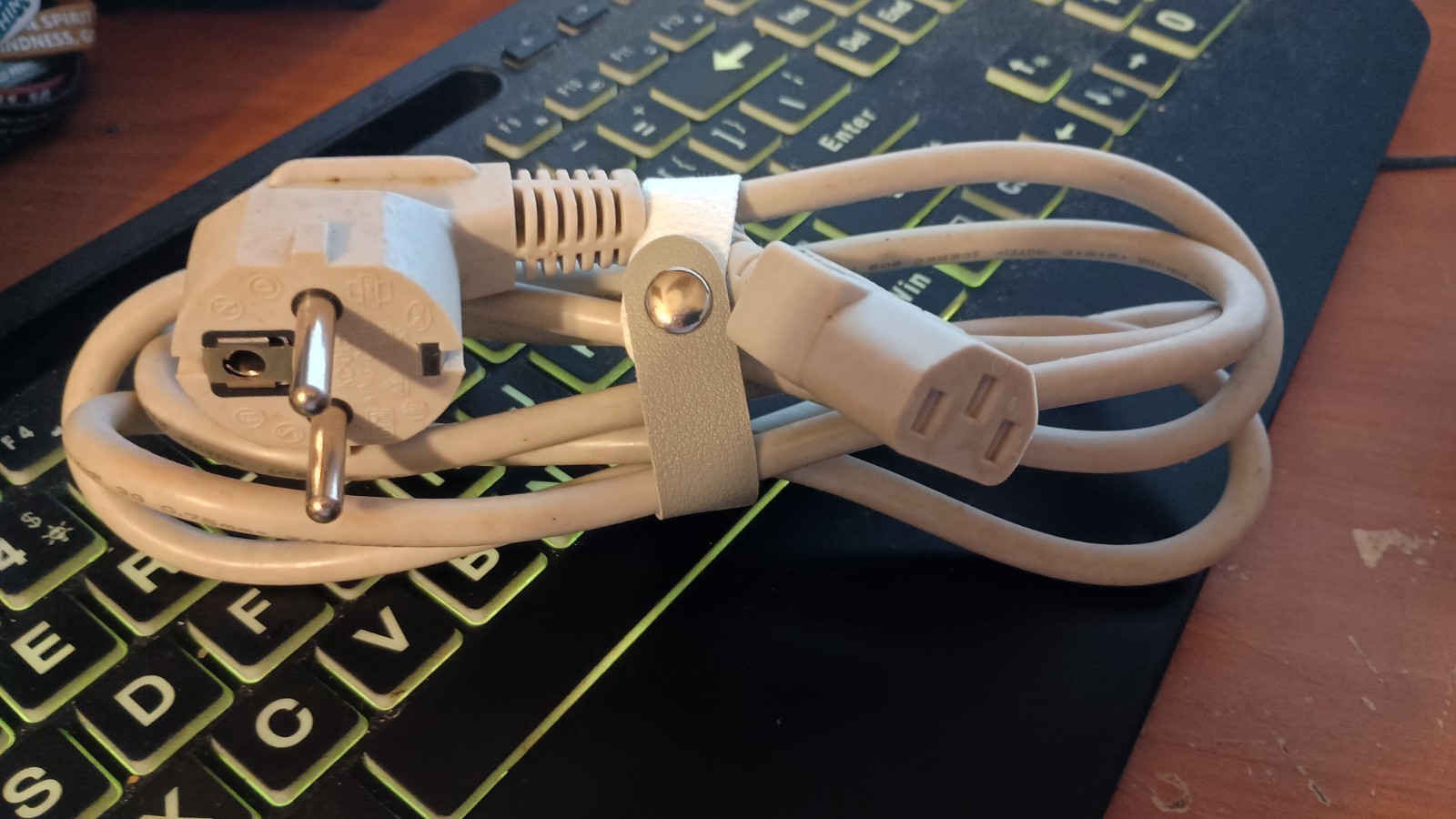 6ft Schuko to C13 Computer Power Cord, Right Angle, 18 AWG H05VV-F, 10A/250V,...